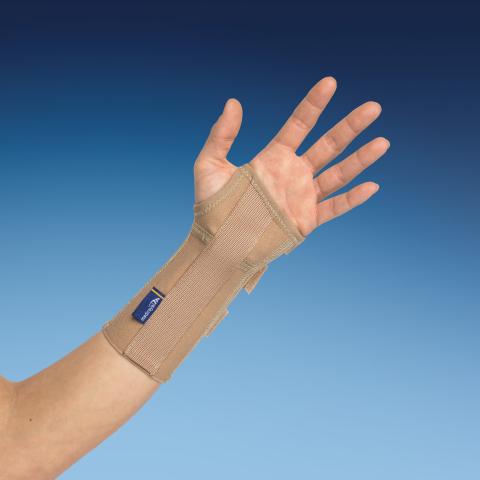 Mediroyal Origo, short wrist support with closed thumb grip beige